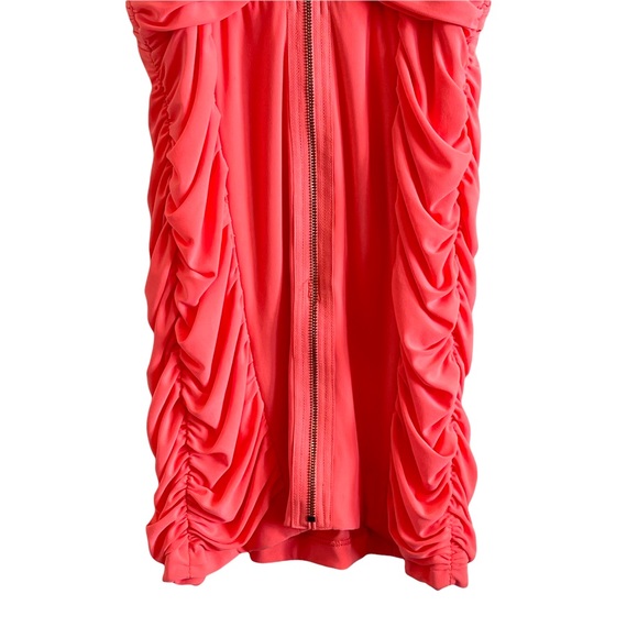 HAILEY LOGAN BY ADRIANNE PAPELL PINK CUT OUT BODYCON MINI DRESS - Picture 10 of 15